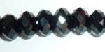 CR060 Cristal Rondel 6x4mm Negro, 95 pzas. CR060 Cristal Rondel 6x4mm Negro, 95 pzas.