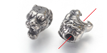 STRT2-s Acero Inoxidable, Tigre 11x8x9.5mm, Pieza STRT2-s Acero Inoxidable, Tigre 11x8x9.5mm, Pieza