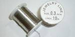 WCP03 Alambre de Cobre Plateado 0.3mm Calibre 30, 10 metros WCP03 Alambre de Cobre Plateado 0.3mm Calibre 30, 10 metros
