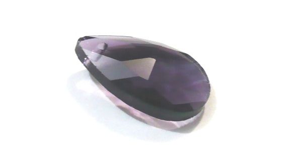 GGF22I Cristal Gota Facetada 22x13x7mm, Purpura, Pza.