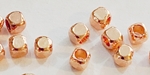 DCOR02 Cubo de Latón 1.8x1.8mmTono Oro Rosa  100 piezas