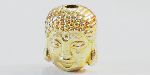 DTSCB13-4 Dorado Cabeza de Buda, 10x8mm Pieza DTSCB13-4 Dorado Cabeza de Buda, 10x8mm Pieza