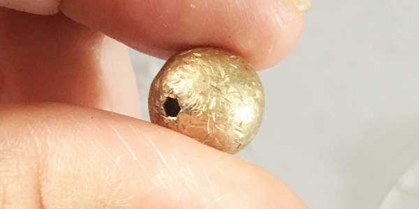 XGFDC11P Goldfilled Oro Laminado 18K Esfera de 11mm  empaneled 1pieza