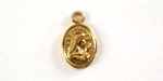 GFD-52027C_1 Goldfilled Oro Laminado 14k Dije Medalla Virgen, Oval MINI. 10x7mm, 1 Pza.