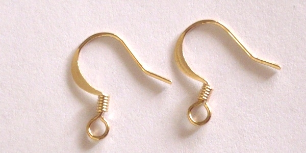 GFA-07401C_50 Goldfilled Oro Laminado 14k     Arete Gancho  HOOK,  50 Pares