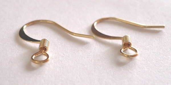 GFA-07401C_50 Goldfilled Oro Laminado 14k     Arete Gancho  HOOK,  50 Pares