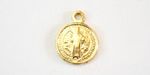 GFD-52056C_1 Goldfilled Oro Laminado 14k Dije Medalla San Benito, 9mm, 1 Pza. GFD-52056C_1 Goldfilled Oro Laminado 14k Dije Medalla San Benito, 9mm, 1 Pza.