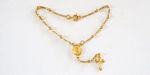 GFR36208C Oro Laminado 14k Rosario Pulsera GFR36208C Oro Laminado 14k Rosario Pulsera