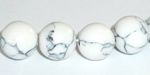 SHSW08N Howlita Sintetica Esfera, 8mm. Blanco SHSW08N Howlita Sintetica Esfera, 8mm. Blanco