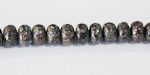 SOBSD6x4 Obsidiana Copos de Nieve Dona 6x4mm SOBSD6x4 Obsidiana Copos de Nieve Dona 6x4mm