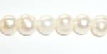 PB06A7B Perla Cultivada 6 a 7mm Blanco Perla  25 perlas por hilo