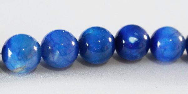 SAGZ10 Agata esfera 10mm. Azul SAGZ10 Agata esfera 10mm. Azul