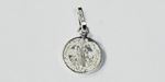 206_Plata Dije Medalla San Benito 15mm Pza 206_Plata Dije Medalla San Benito 15mm Pza